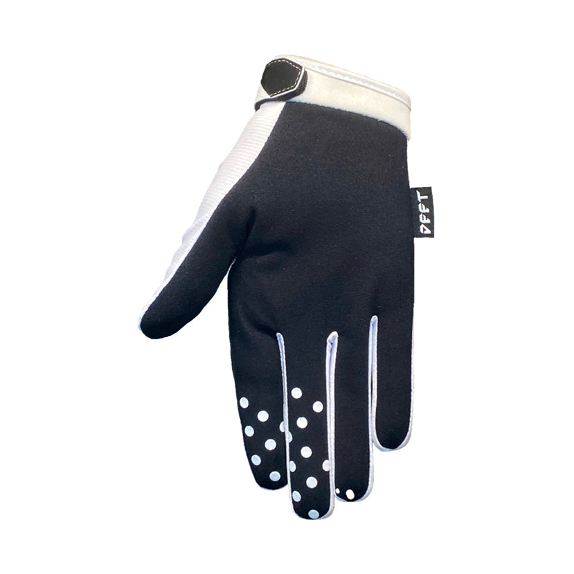 Deft Family White MX-MTB-BMX Gloves Palm