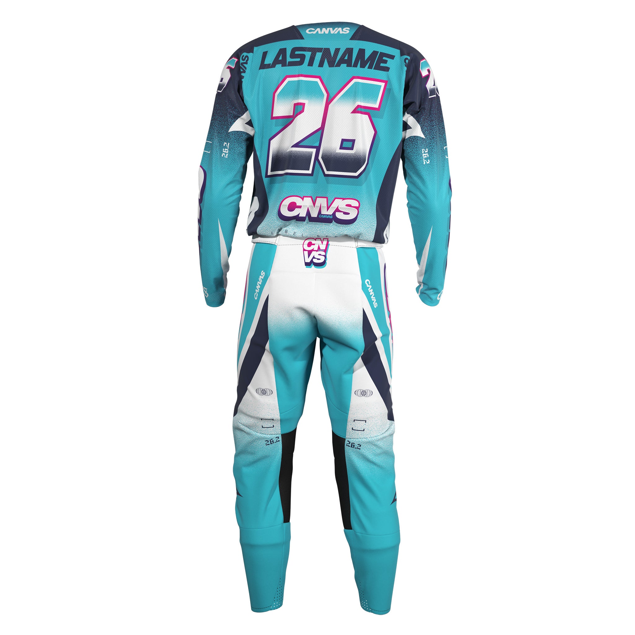 Label Series 26.2 Custom Motocross Gear - Teal