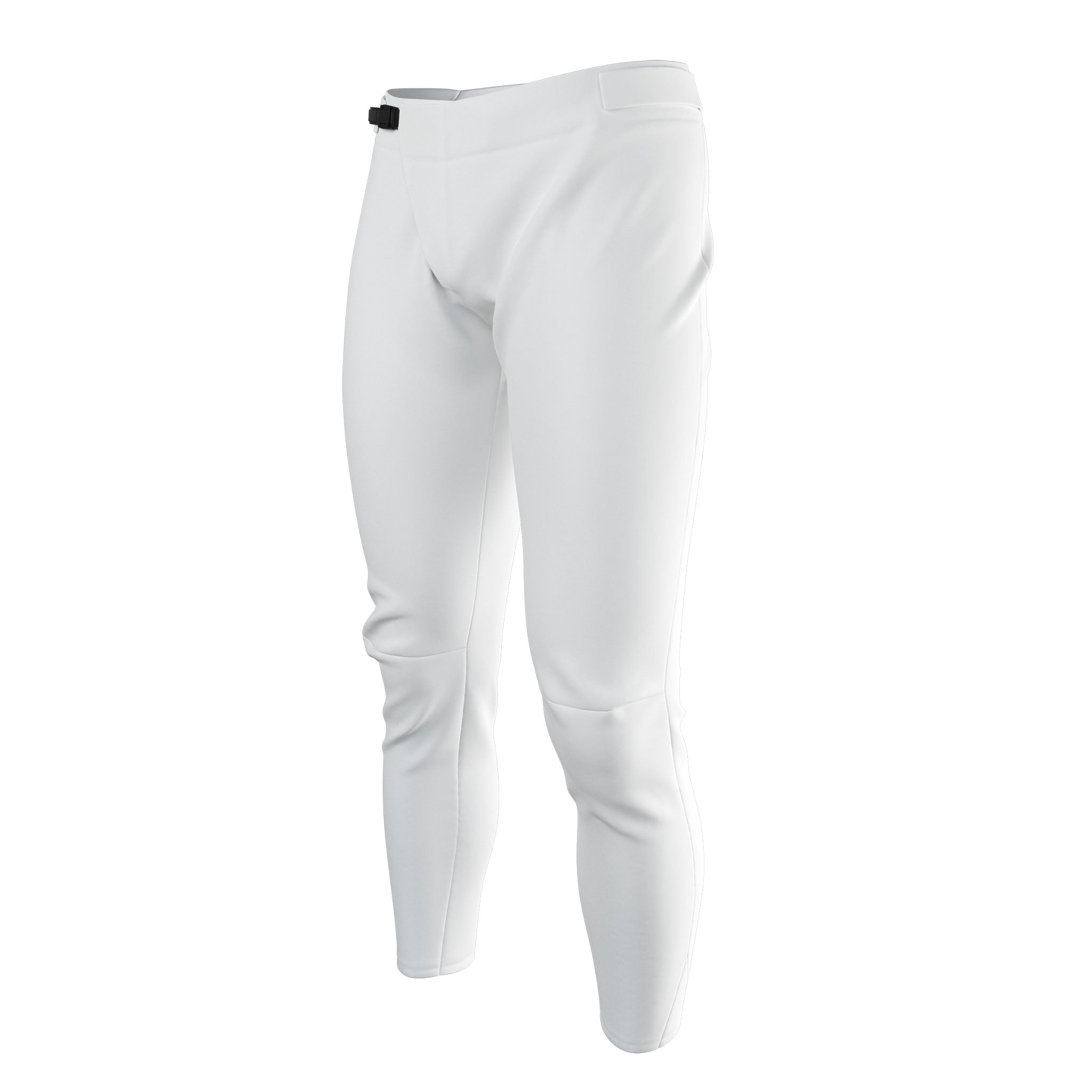 Blank white mountian bike and/or bmx pants that allow for a fully custom design.