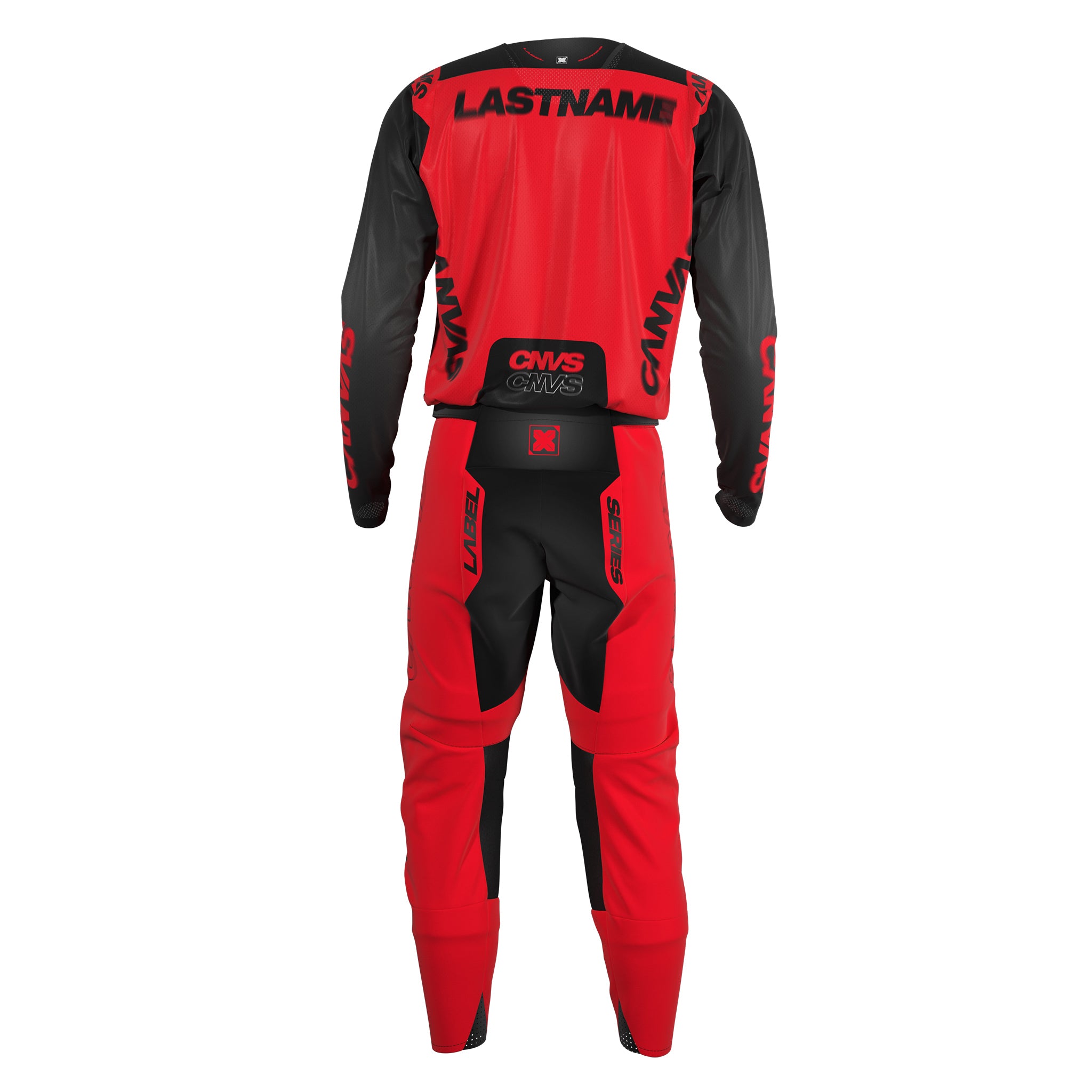 Label Series 10 Custom Motocross Gear - Red