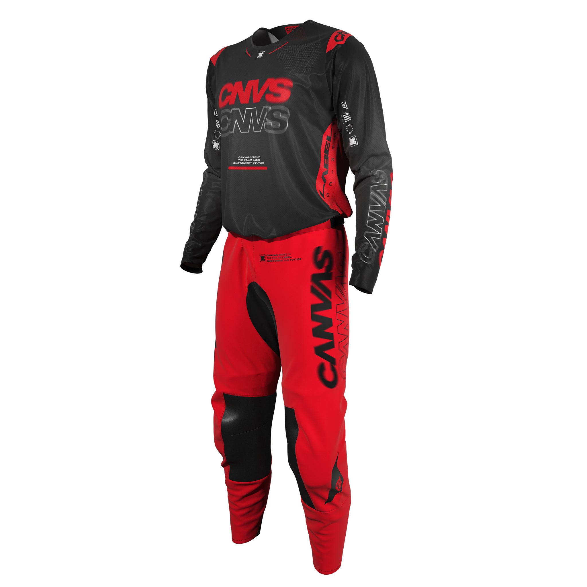 Label Series 10 Custom Motocross Gear - Red