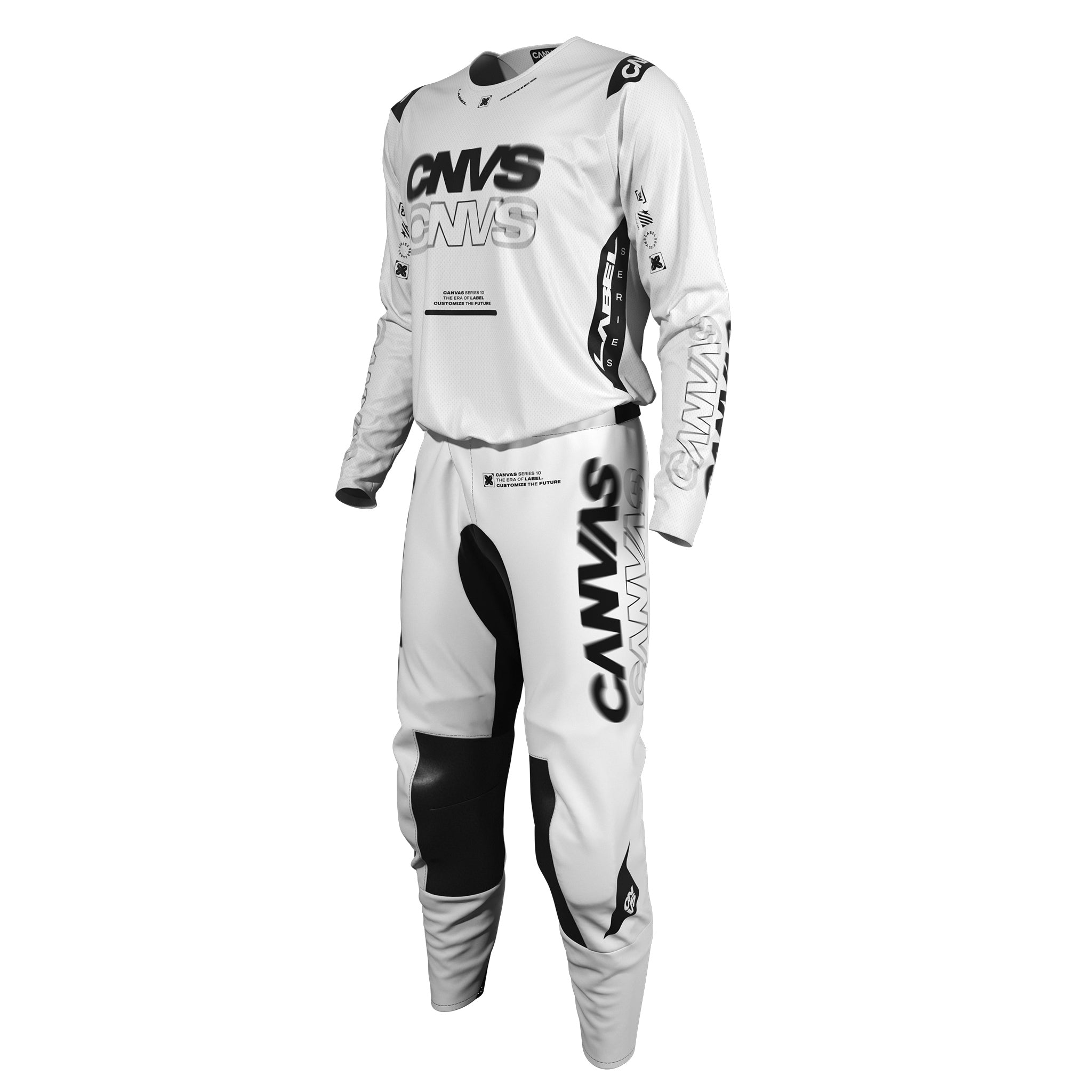 motocross bike gear Label Series 10 Custom Motocross Gear - White