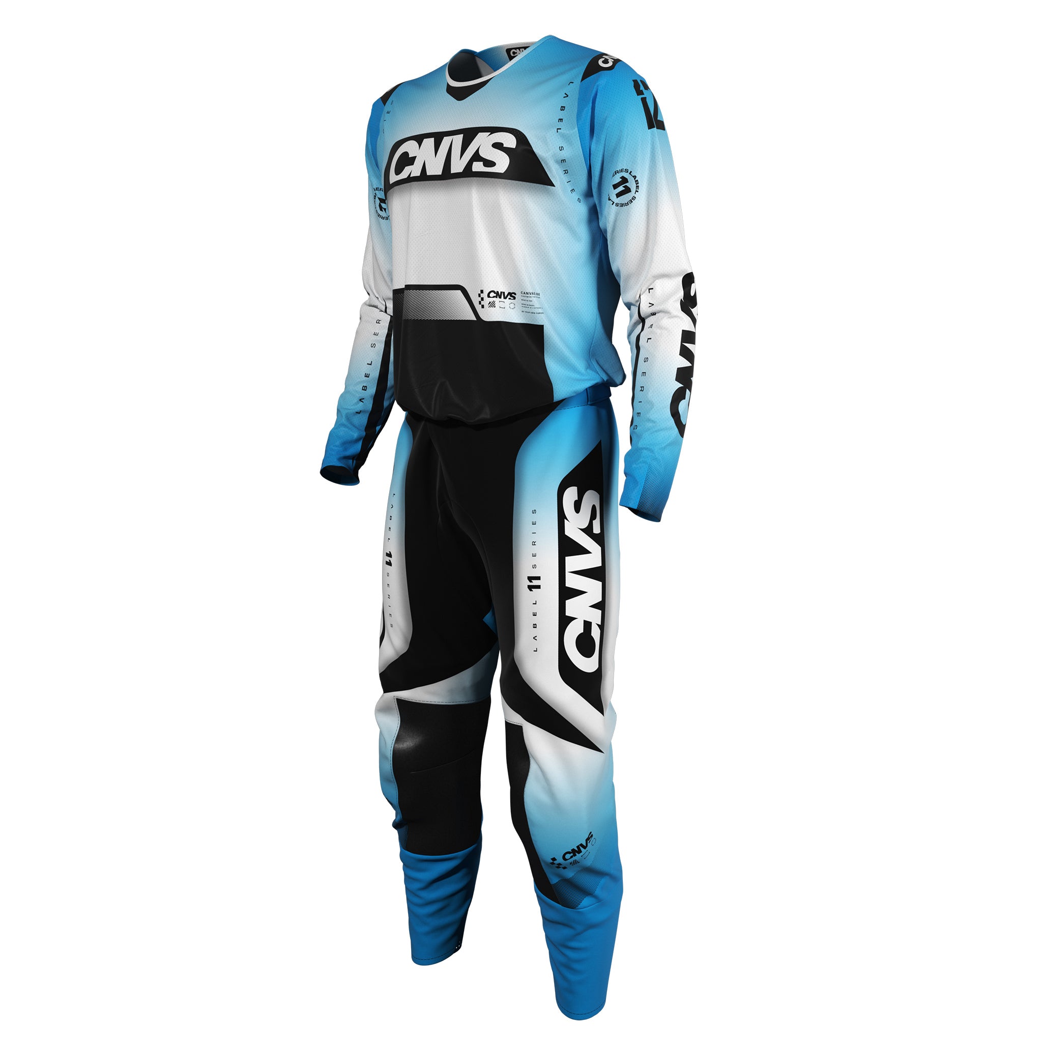 Label Series 10 Custom Motocross Gear Black Canvas MX