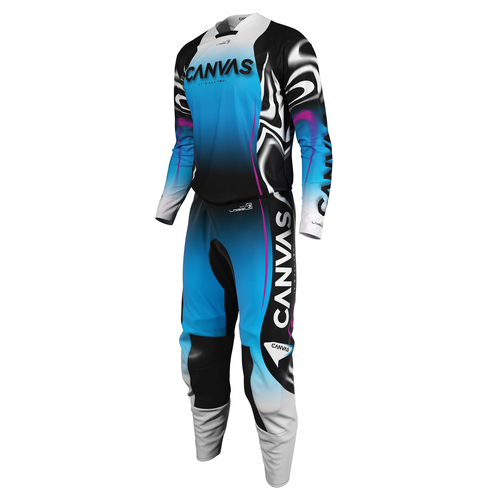 drop mx gear Label Series 3 - Blue