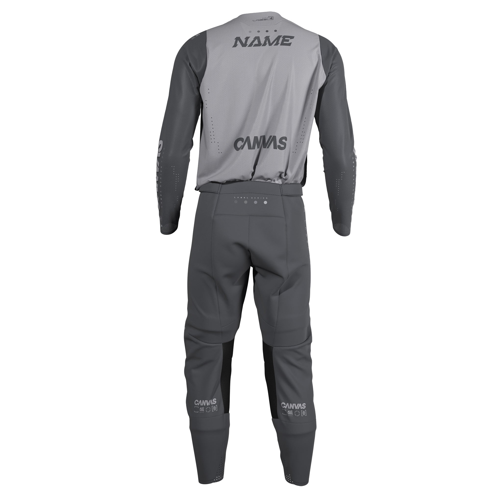 Label Series 4 - Gray - Custom MX Gear