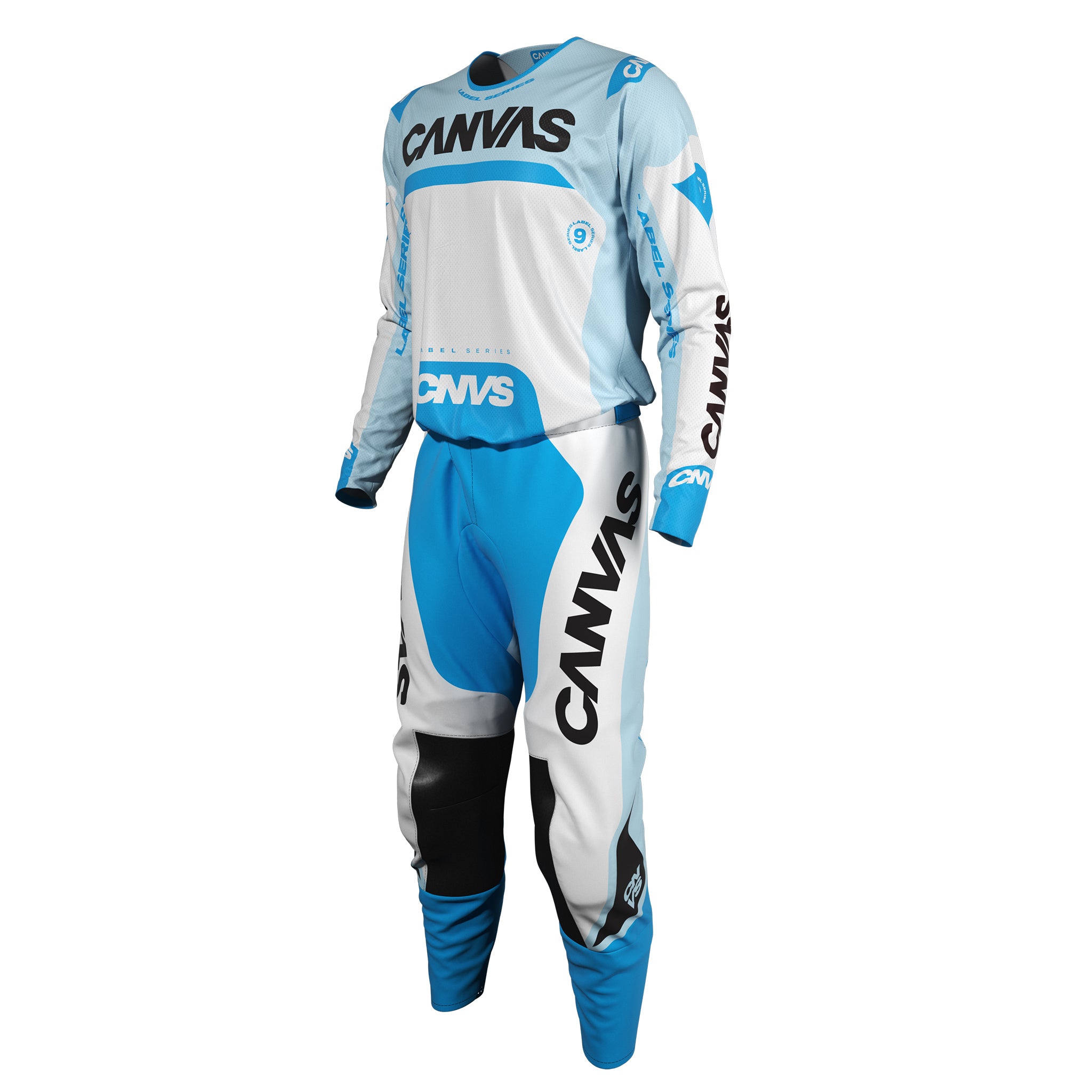 Label Series 9 Custom Motocross Gear Ice Canvas MX