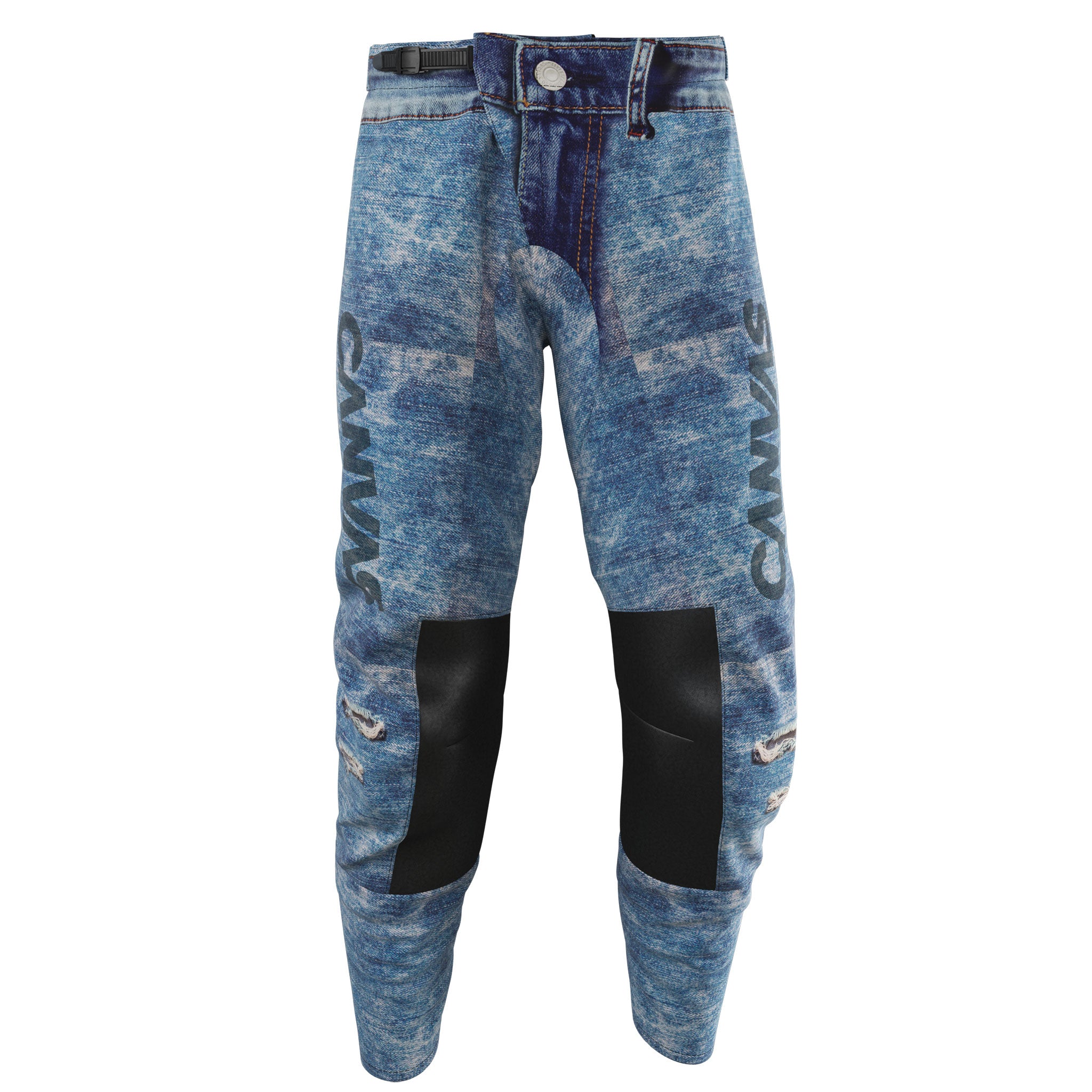 Mtb Denim Biker Pants Blue Jeans Custom MX Pants