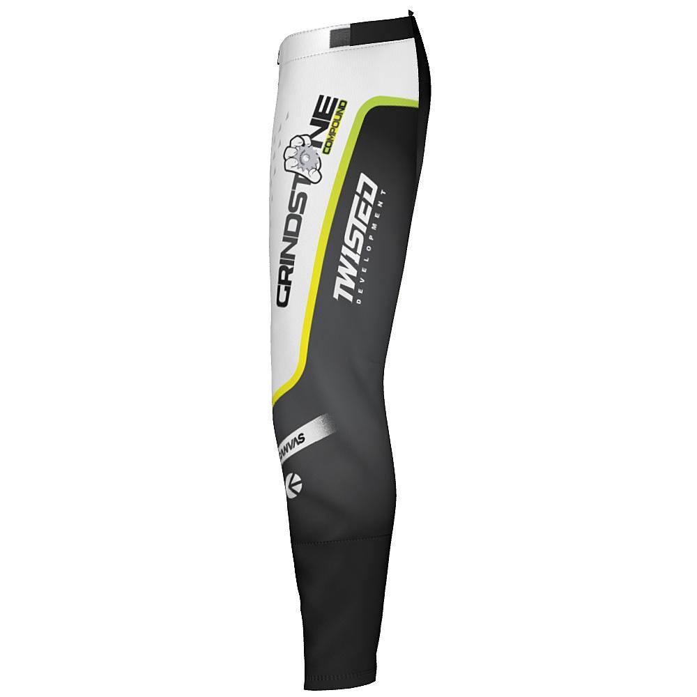 Grindstone Black & Yellow MX Pants - Youth