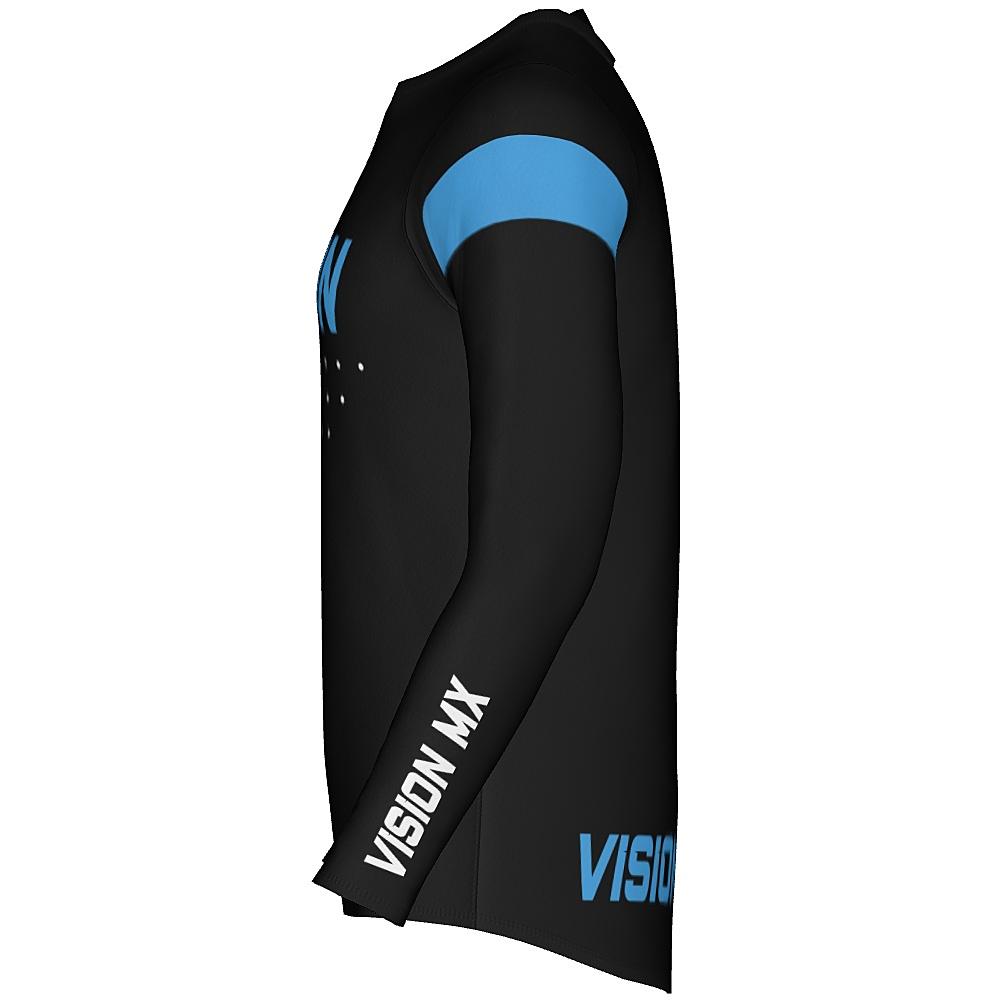 Vision MX Black and Blue Jersey