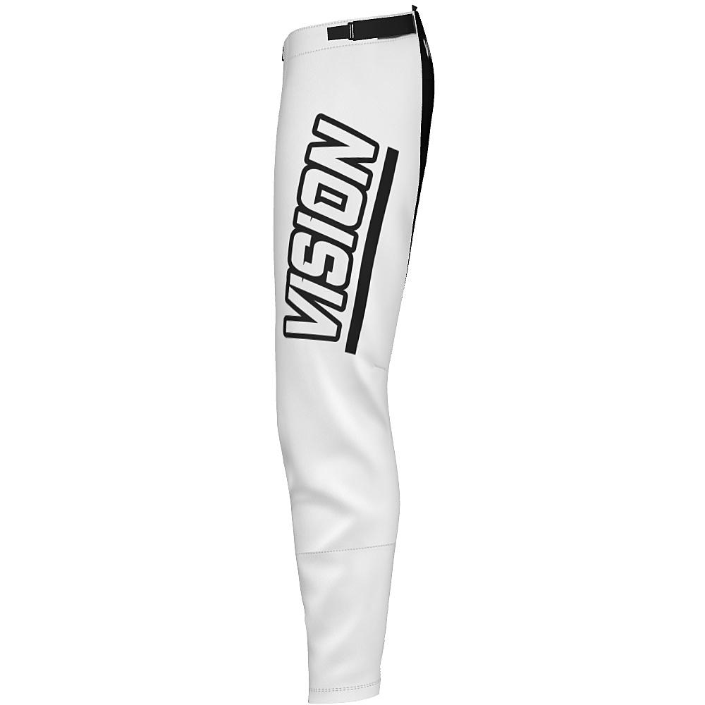 Vision MX White and Black Pants