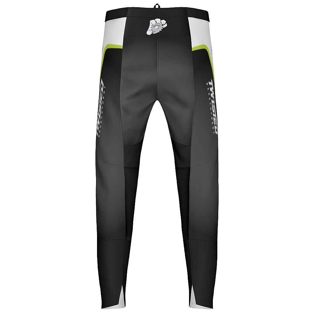 Grindstone Black & Yellow MX Pants - Youth