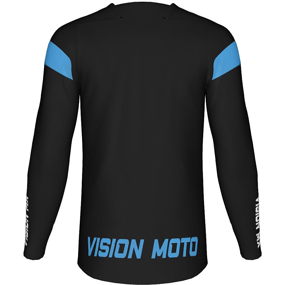 Vision MX Black and Blue Jersey