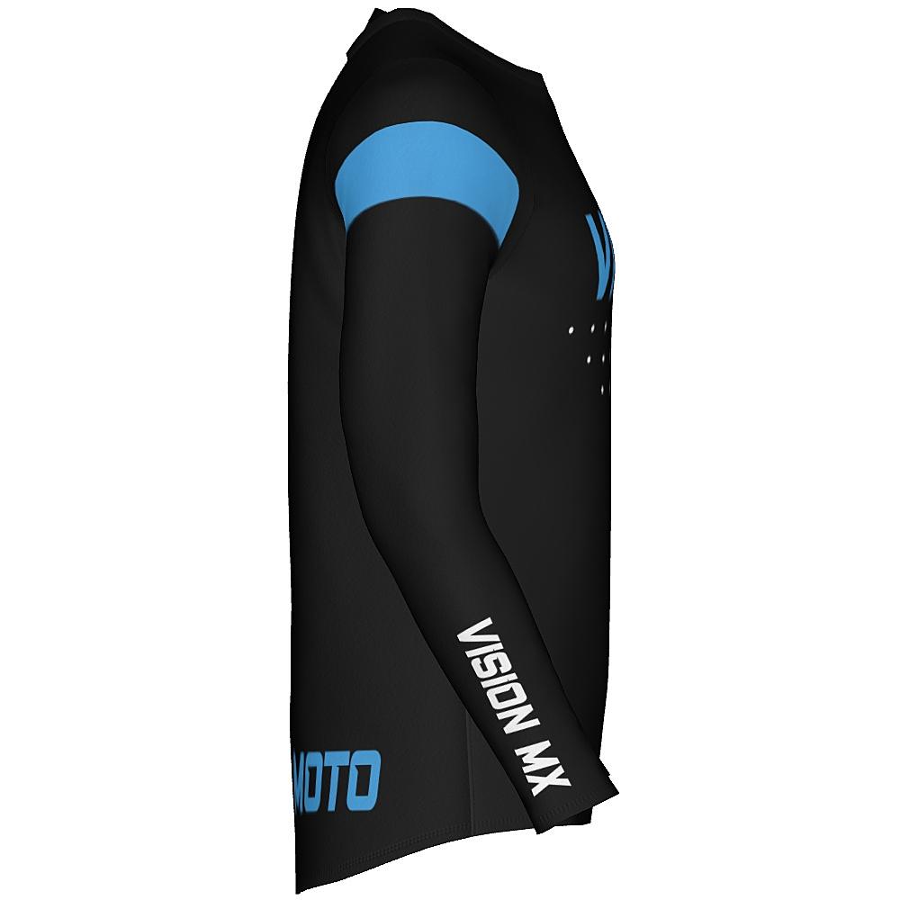 Vision MX Black and Blue Jersey