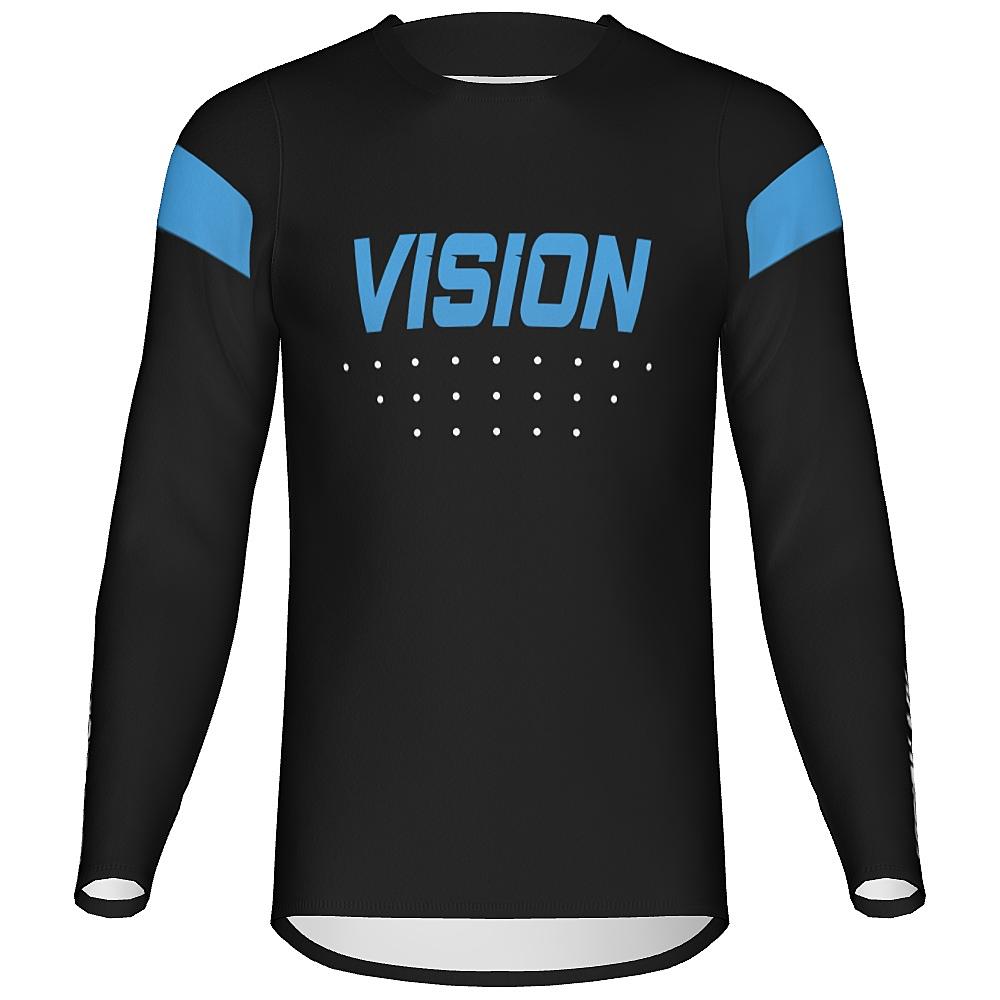 Vision MX Black and Blue Jersey