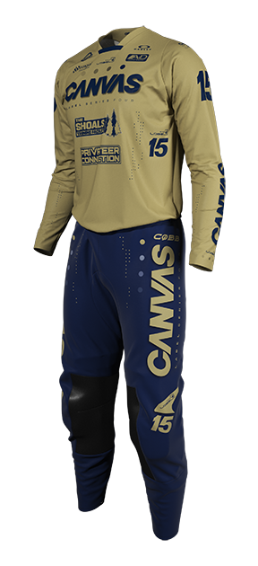 Label Series 4 - Navy - Custom MX Gear