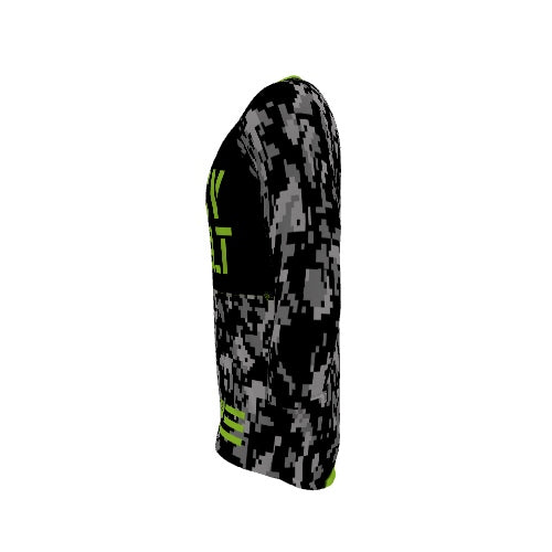 BICYCULT Tactical Division Black-Green 3/4 Sleeve