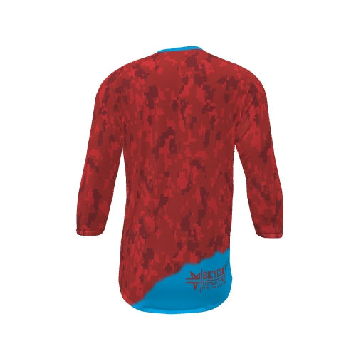 BICYCULT Tactical Division Red-Blue - 3/4 Sleeve
