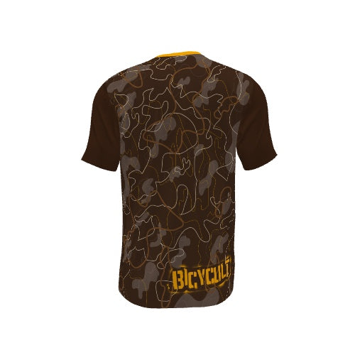 BICYCULT LinedCamo BRWN/Gold Short Sleeve
