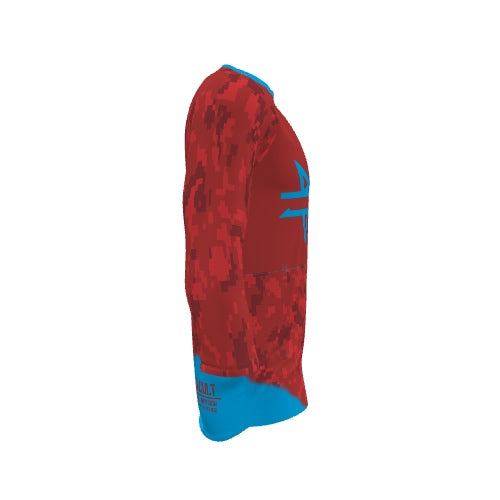 BICYCULT Tactical Division Red-Blue - 3/4 Sleeve