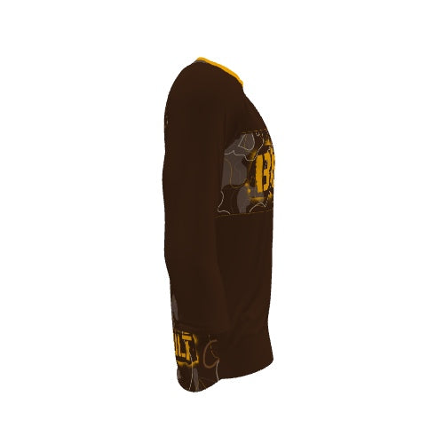 BICYCULT LinedCamo BRWN/Gold 3 Quarter Sleeve