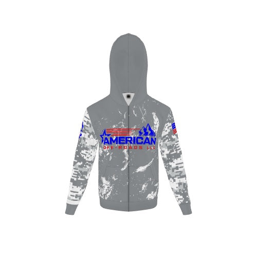 American Off-Road Zip Up Hoodie