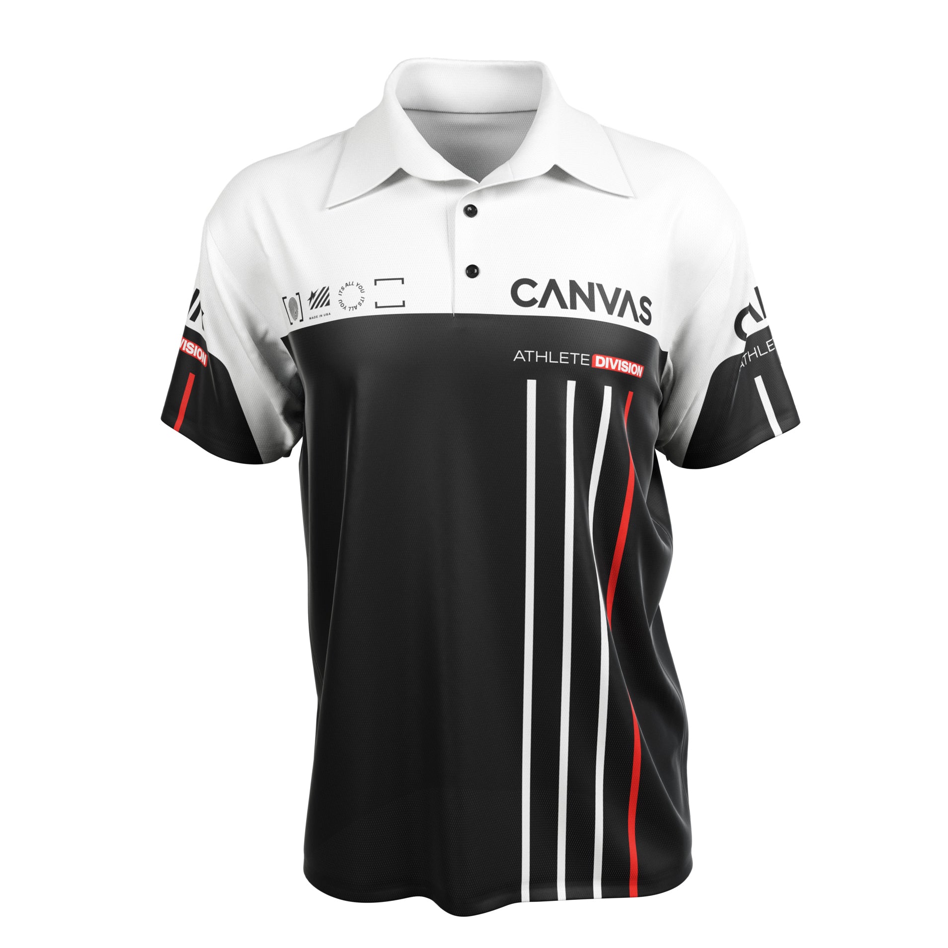 Canvas Athlete Division Polo