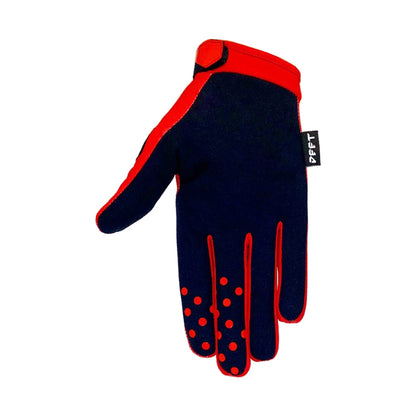 Deft Family Red MX-MTB-BMX Gloves Palm