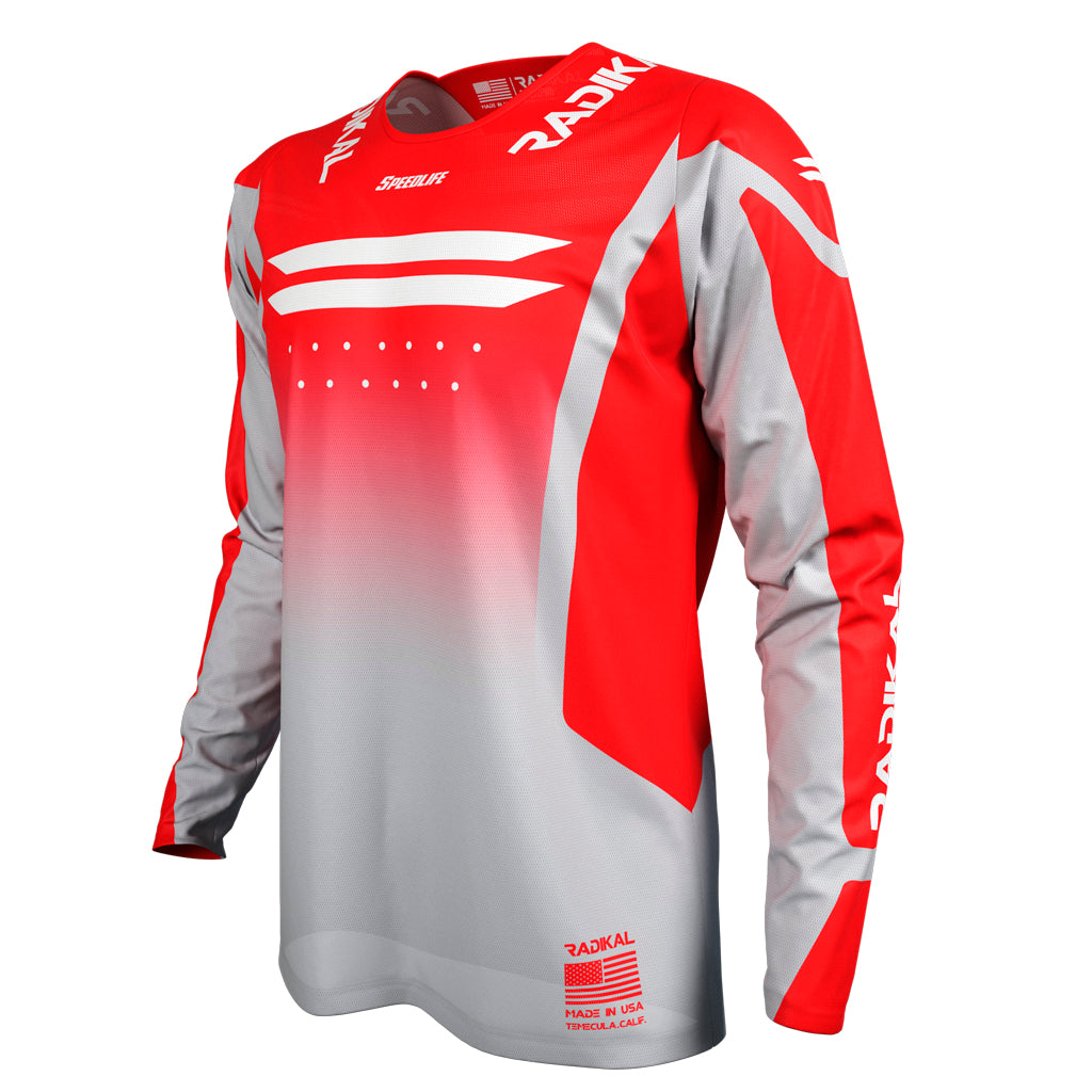 Radikal MX FACTORY RED-GREY Jersey