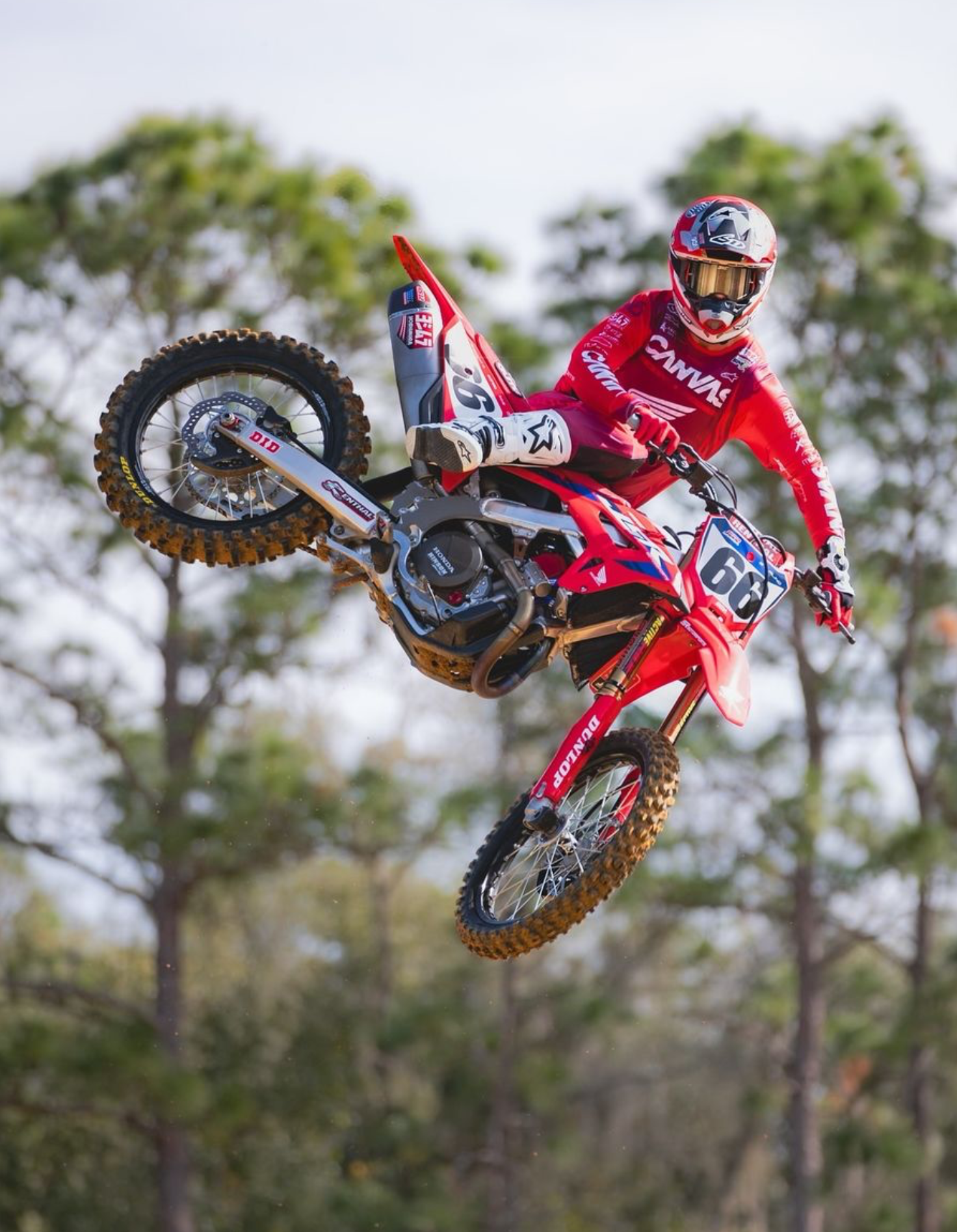 Red motocross gear online