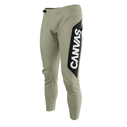 Canvas Custom Mountain Bike Pants - Tan Design