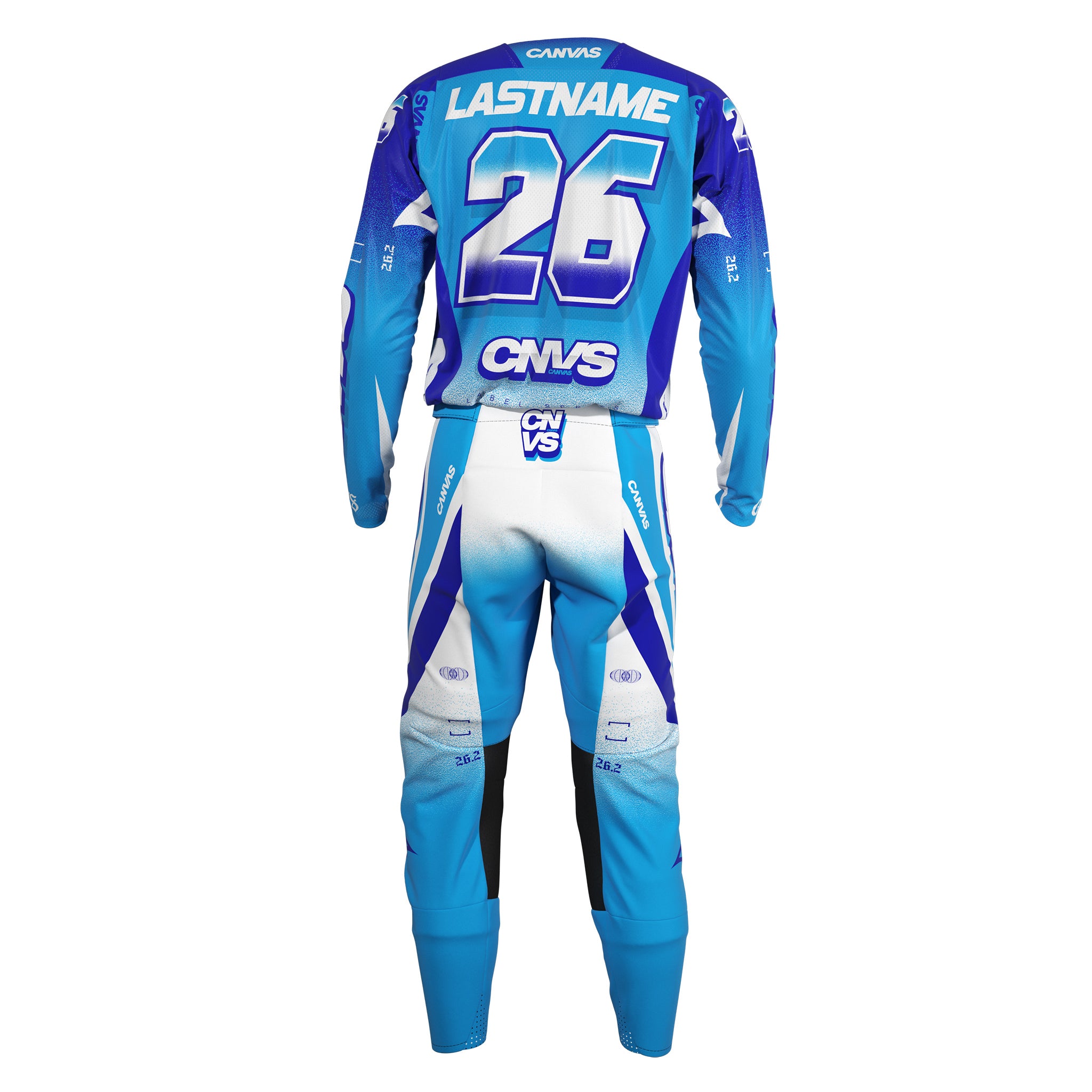 Label Series 26.2 Custom Motocross Gear - Blue