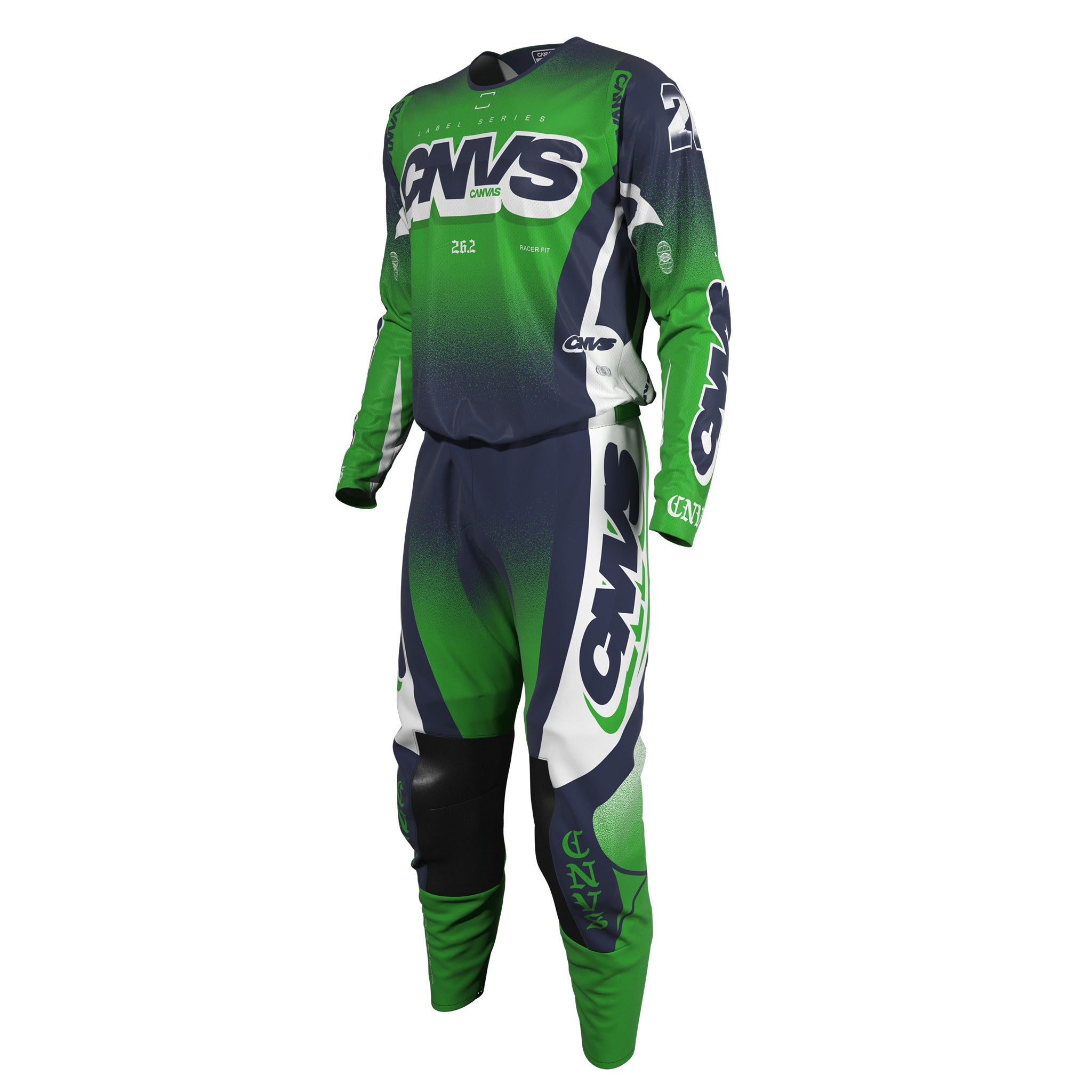 Label Series 26.2 Custom Motocross Gear - Green