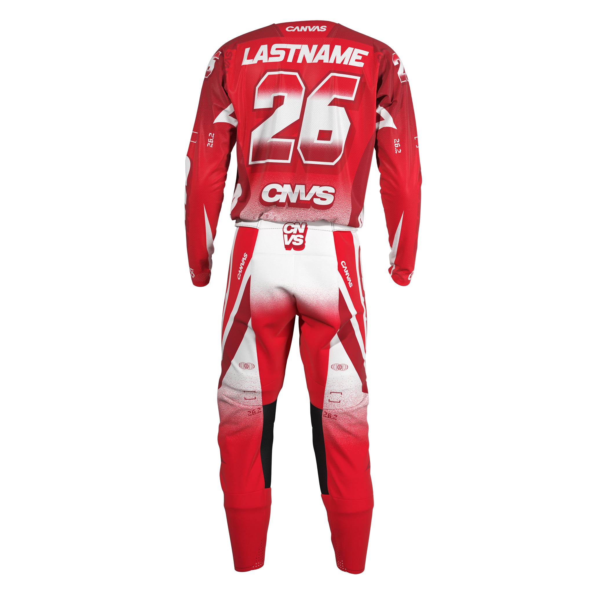 Label Series 26.2 Custom Motocross Gear - Red