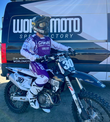 Purple dirt bike gear shop
