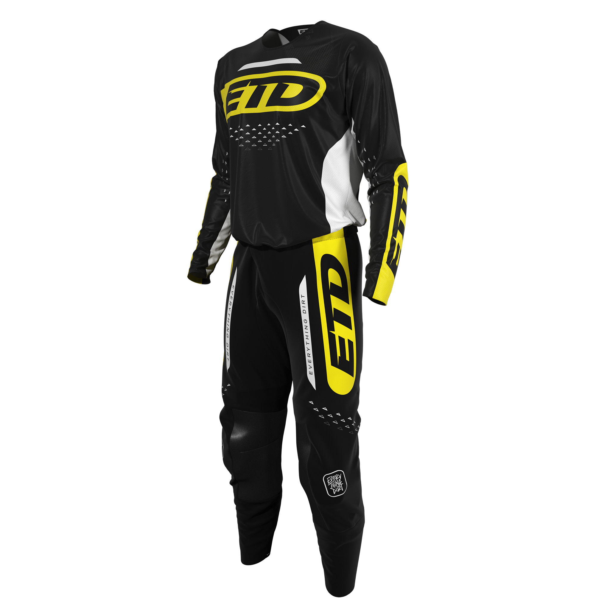 Everything Dirt MX Gear - Prism - Black and Yellow