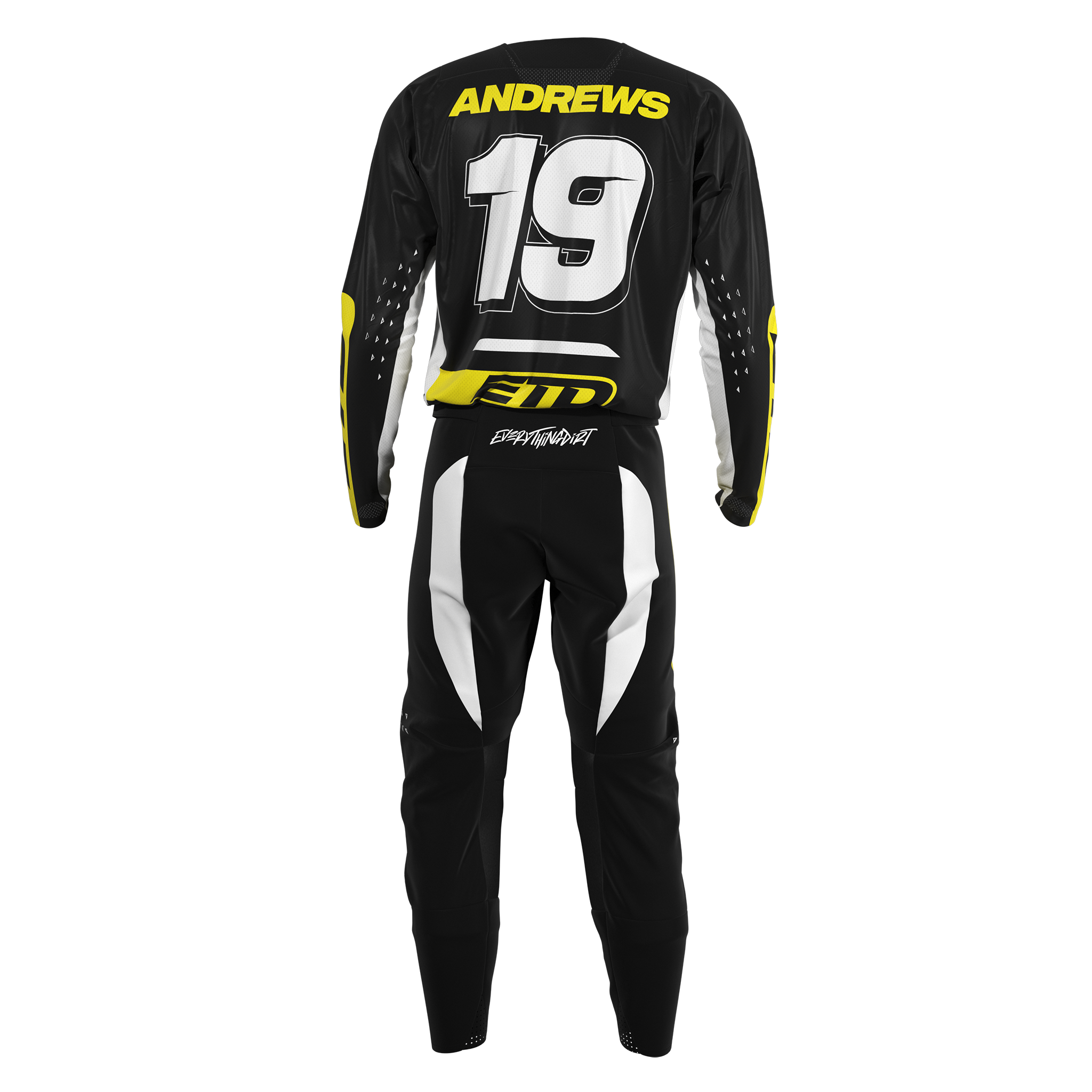 Everything Dirt MX Gear - Prism - Black and Yellow