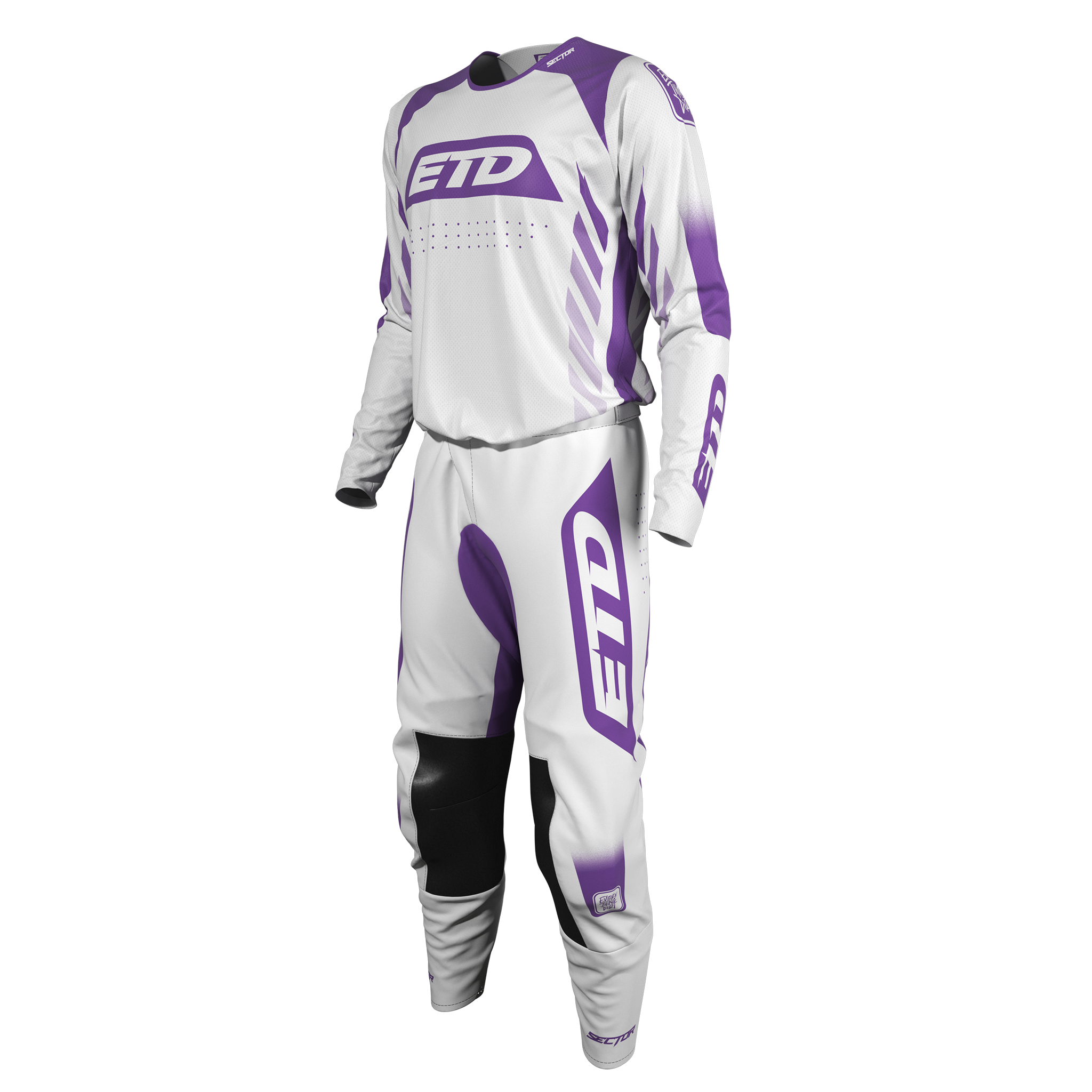 Everything Dirt MX Gear - Sector - White and Purple