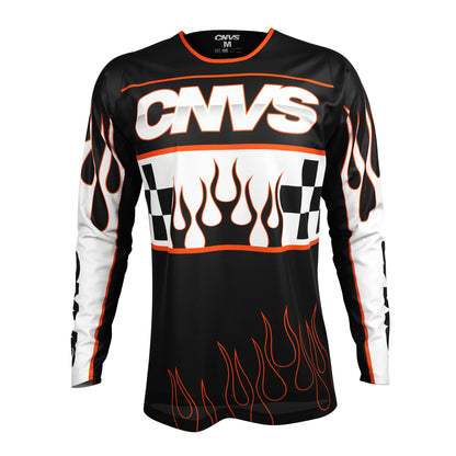 Flames Orange Custom Jersey