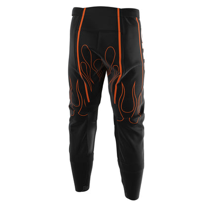 Flames Orange Custom AirFit MX Pants