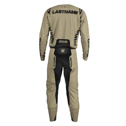 Label Series 10 Custom Motocross Gear - Tan