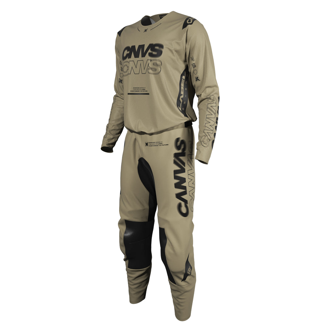 Label Series 10 Custom Motocross Gear - Tan