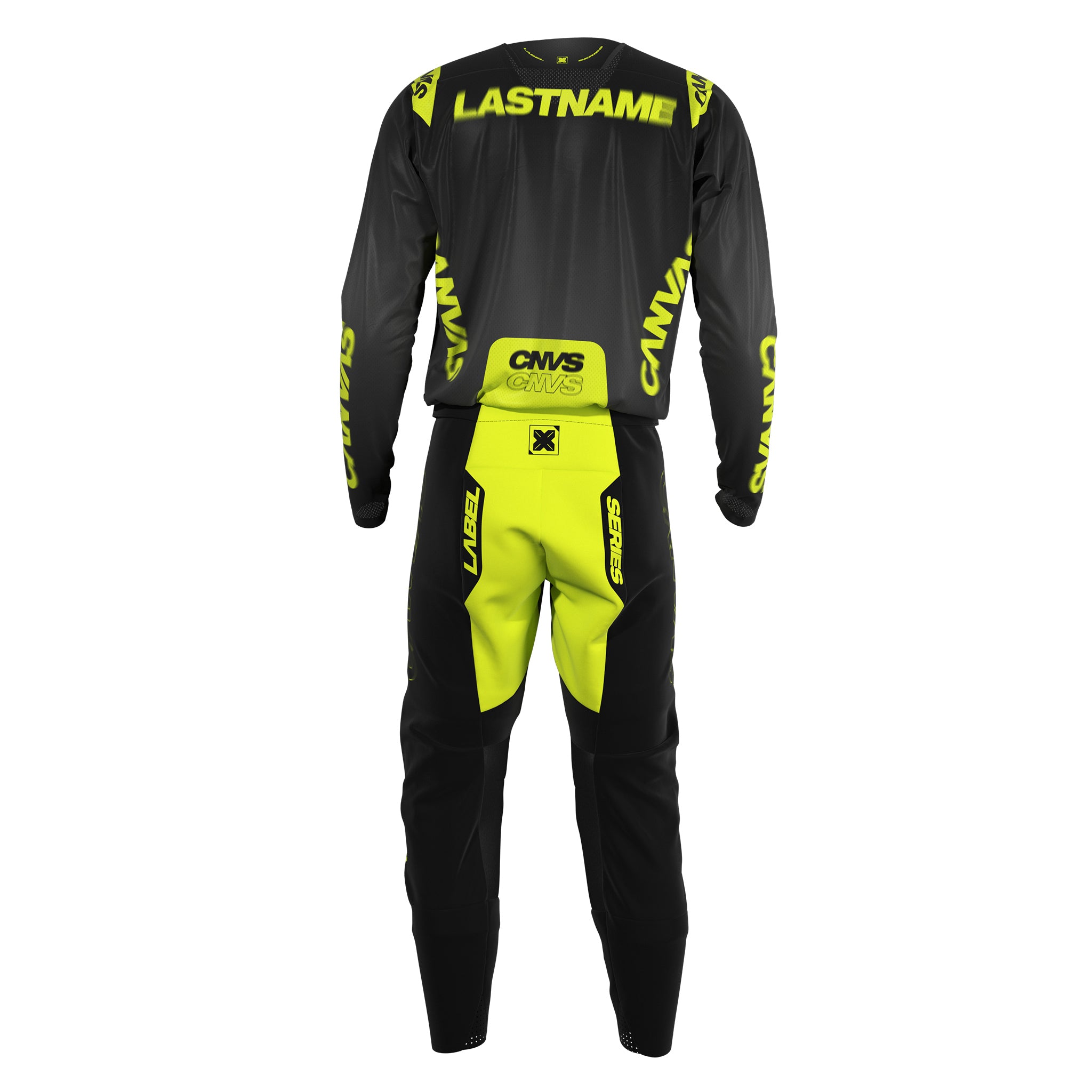 Label Series 10 Custom Motocross Gear - Black & Yellow