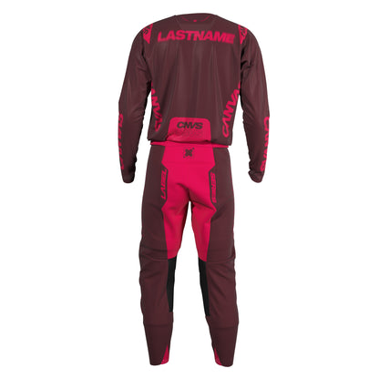 Label Series 10 Custom Motocross Gear - Cranberry