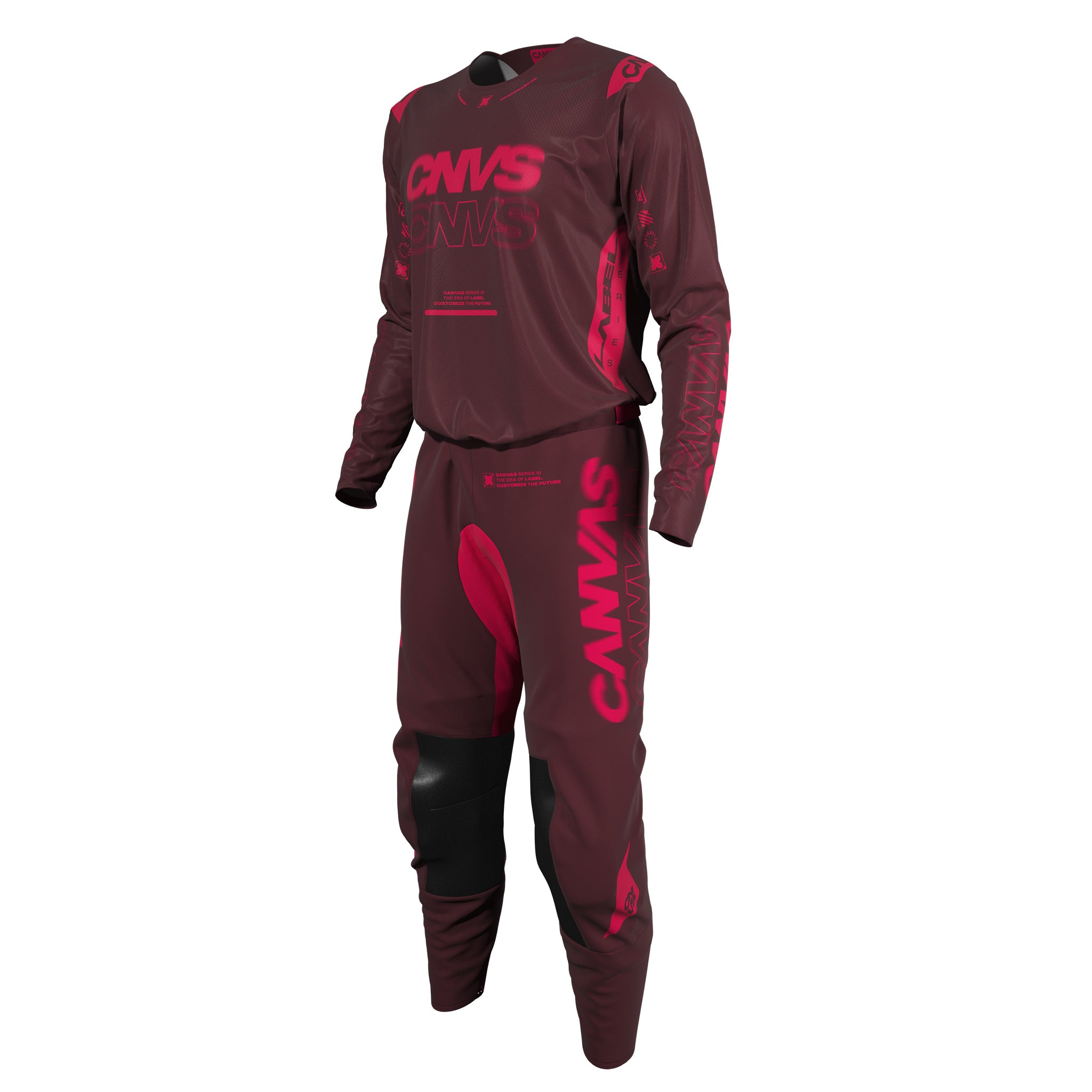 Label Series 10 Custom Motocross Gear - Cranberry