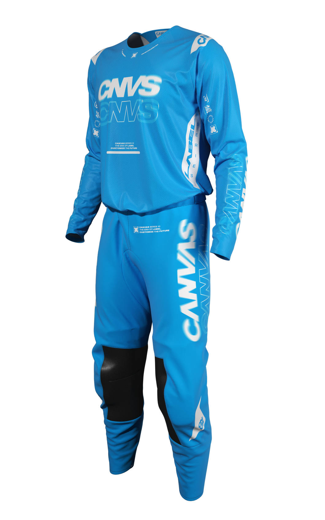 Label Series 10 Custom Motocross Gear - Cyan