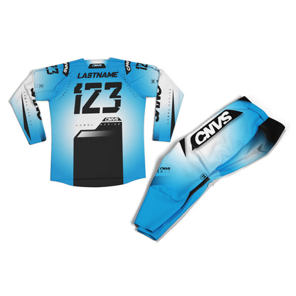 Label Series 11 Custom Motocross Gear - Sky Blue