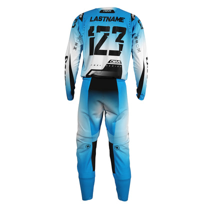 Label Series 11 Custom Motocross Gear - Sky Blue