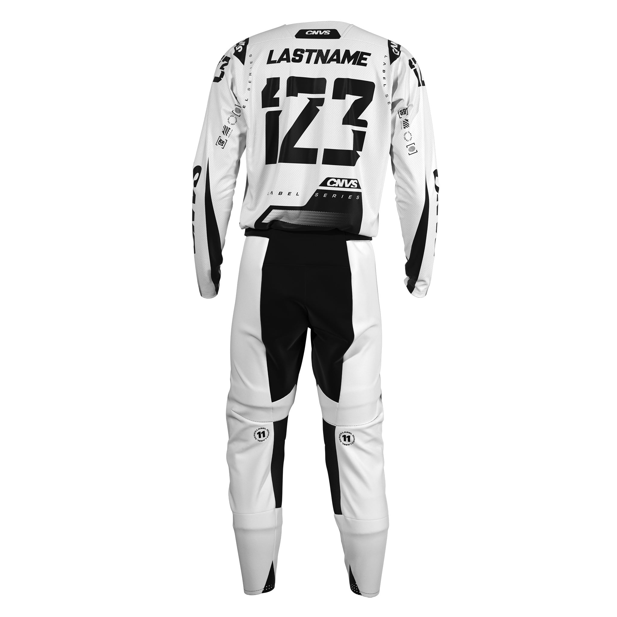 Label Series 11 Custom Motocross Gear - White