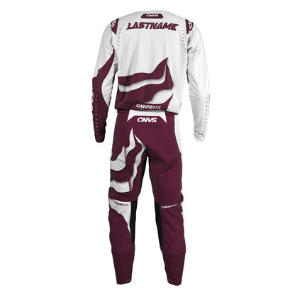 Label Series 12 Custom MX Gear - Maroon Design - Back