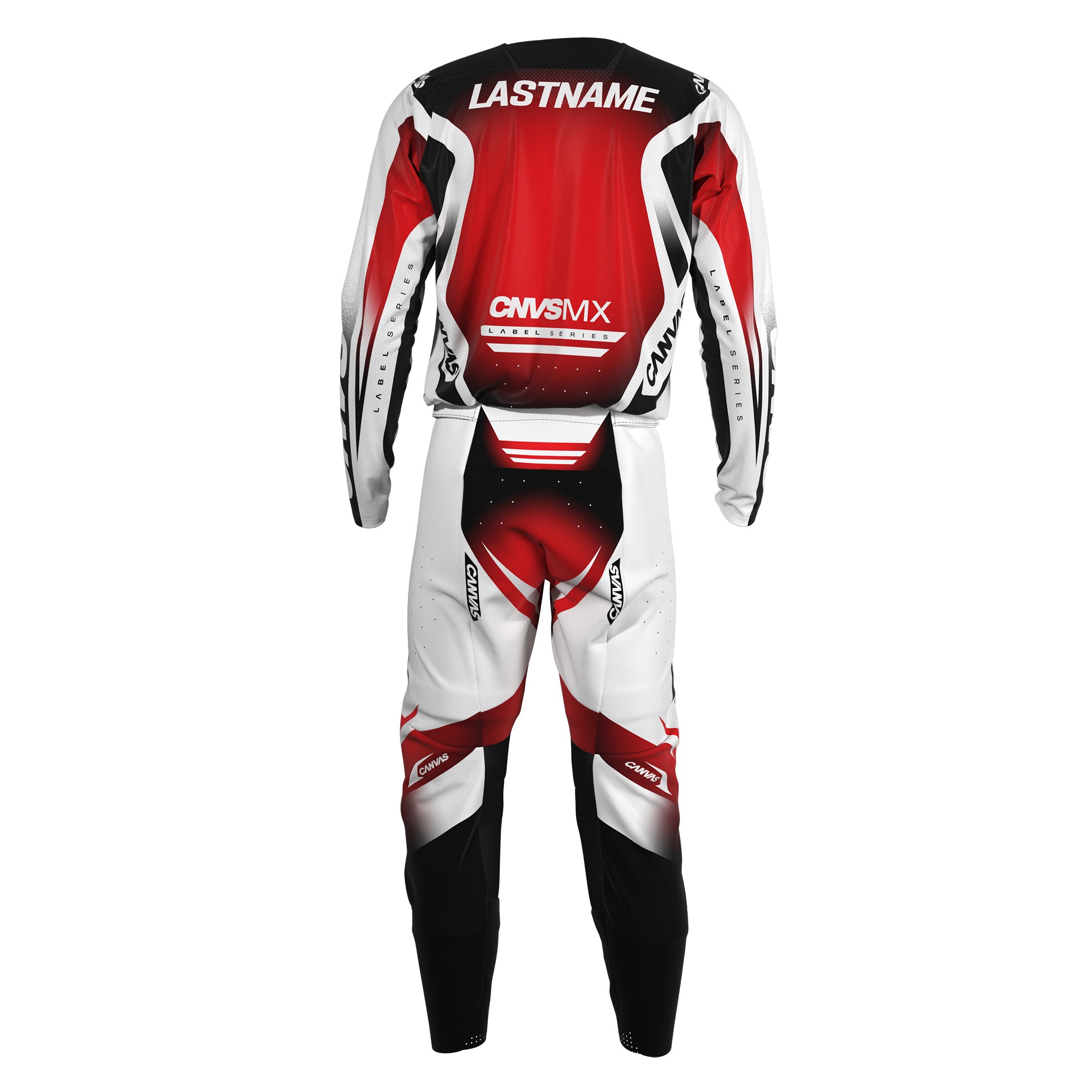 Label Series 13 Custom Motocross Gear - Red Fade